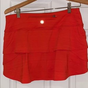 Athleta ruffles skort.